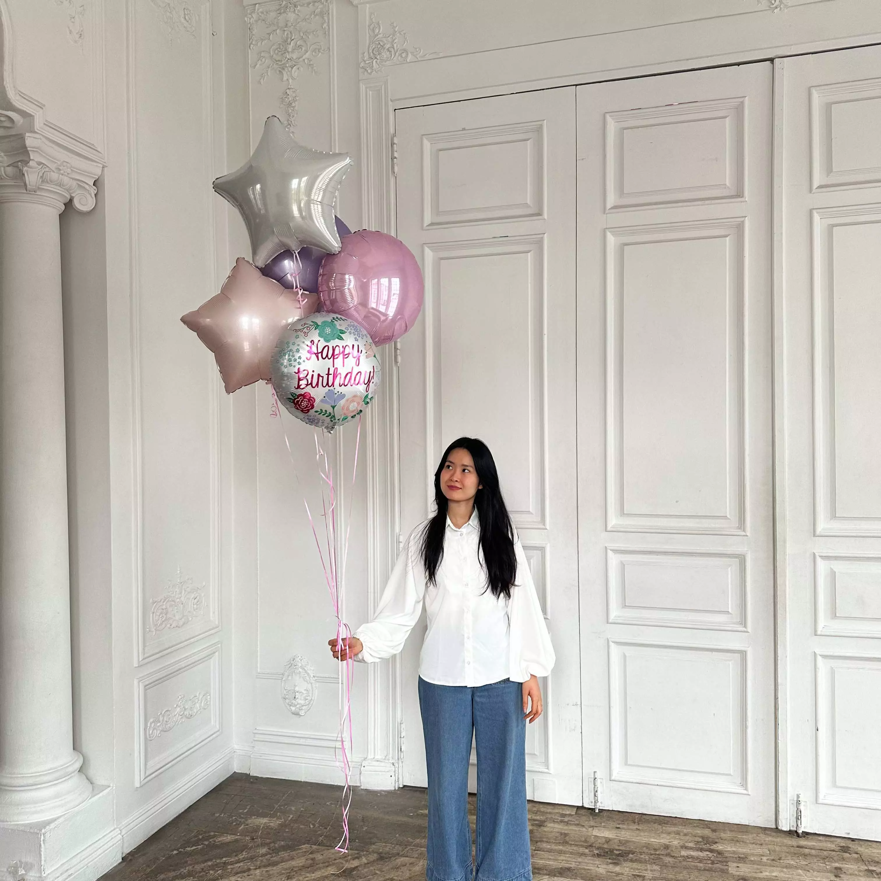 Набор воздушных шаров Happy Birthday