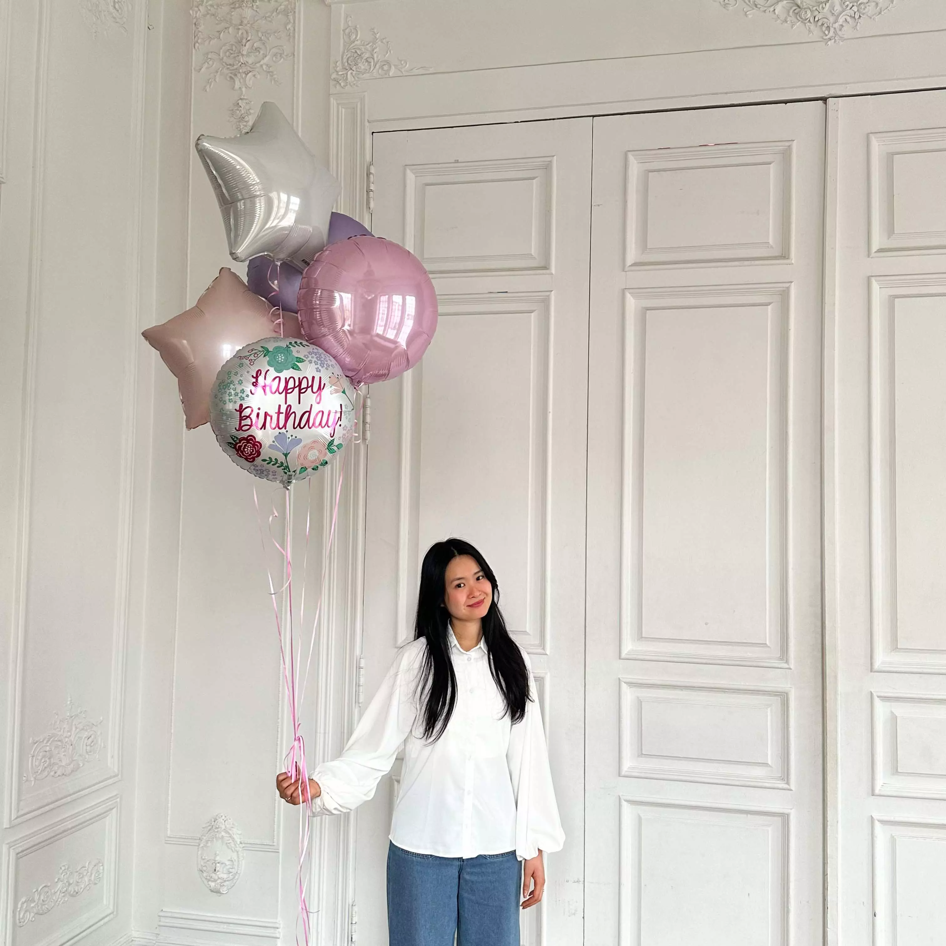 Набор воздушных шаров Happy Birthday