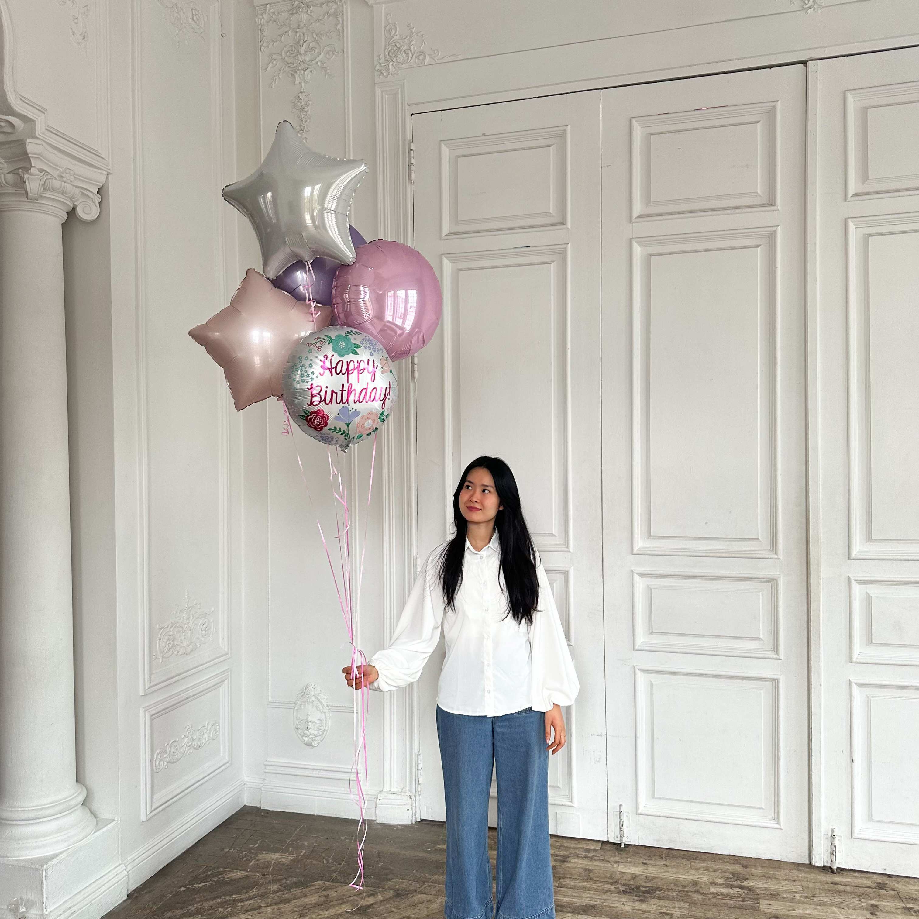 Набор воздушных шаров Happy Birthday